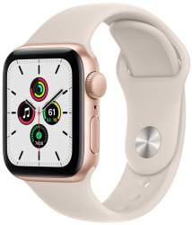 Смарт-часы Apple Watch SE 40mm Aluminum Gold (MKQ03)