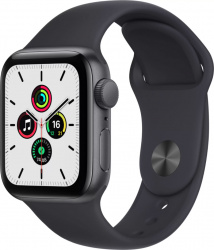 Смарт-часы Apple Watch SE 44mm Aluminum Space Gray (MKQ63)